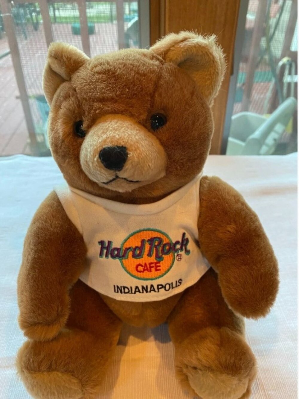 Hard Rock Cafe Indianapolis Teddy Bear Plush w/Tee Shirt 9"